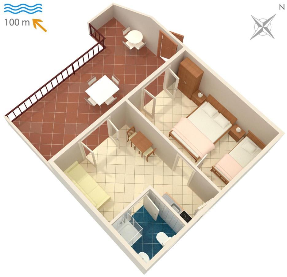 Apartments By The Sea Podaca, Makarska - 2612 Zewnętrze zdjęcie