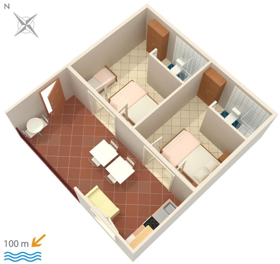 Apartments By The Sea Podaca, Makarska - 2612 Zewnętrze zdjęcie